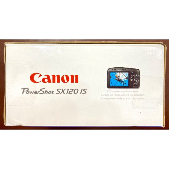 Canon Power Shot SX120 IS Digital Camera, 12.1 MP, 10X Optical Zoom NEW IN BOX - Picture 8 of 8